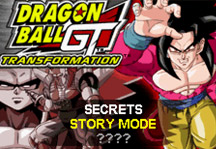 Dragon Ball GT Transformation Online Title Screen