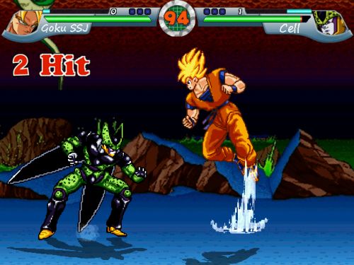 Dragon Ball Z MUGEN Budokai Action - Goku vs Cell