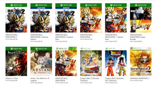 Dragon Ball Games Xbox Sale