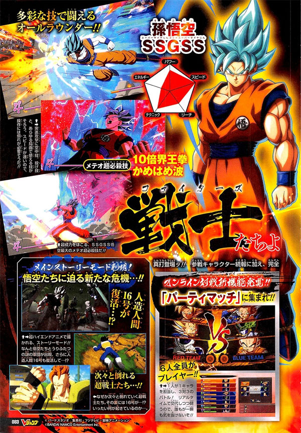 Dragon Ball FighterZ - V-Jump scan