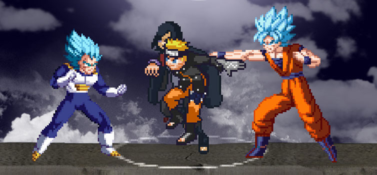 Mugen screenpack dragon ball vs naruto (DirectX) - BiliBili