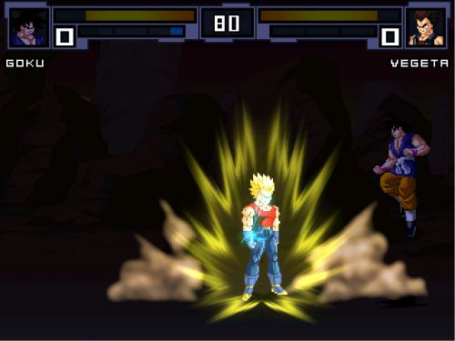 Dragon Ball GT MUGEN - Vegeta goes SSJ