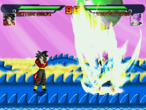 Dragon Ball AF MUGEN - Goten SSJ4 vs Vegetunks