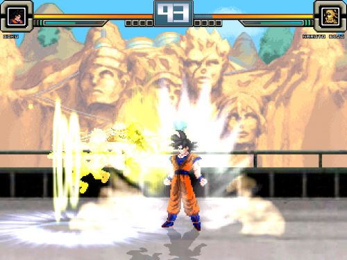 Dragon Ball Z vs Naruto Shippuden MUGEN - Goku vs Naruto