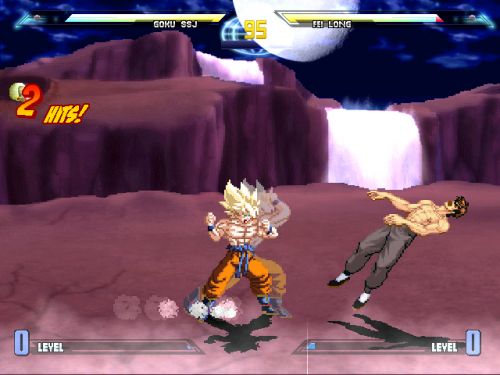 Dragon Ball Z vs Street Fighter III - Goku vs Fei Long