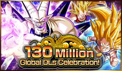 Dragon Ball Z Dokkan Battle - 130 Million Global DLs Celebration