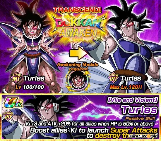 Dragon Ball Z Dokkan Battle - Turles Dokkan Awaken