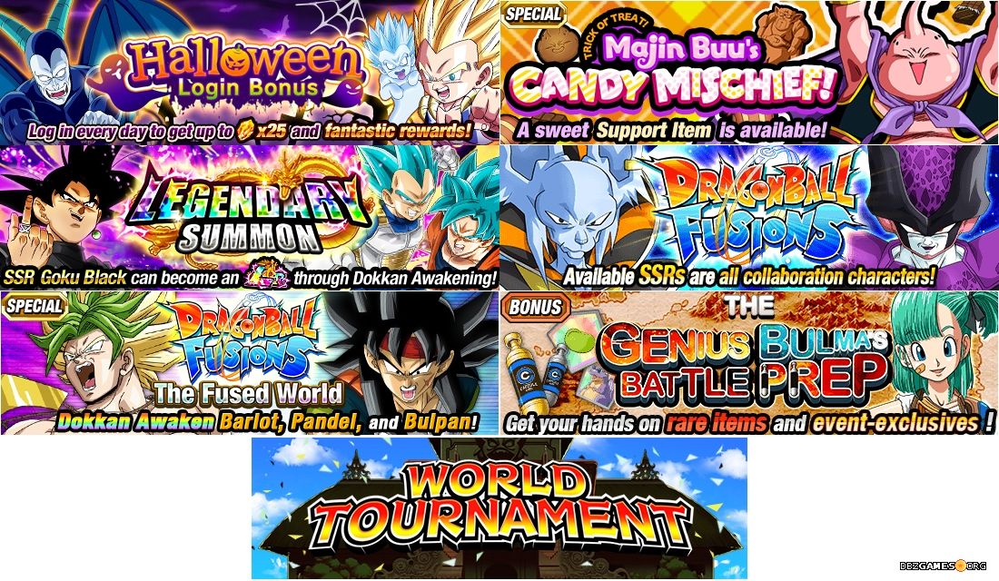 Dragon Ball Z Dokkan Battle Halloween Celebration Dbzgames Org