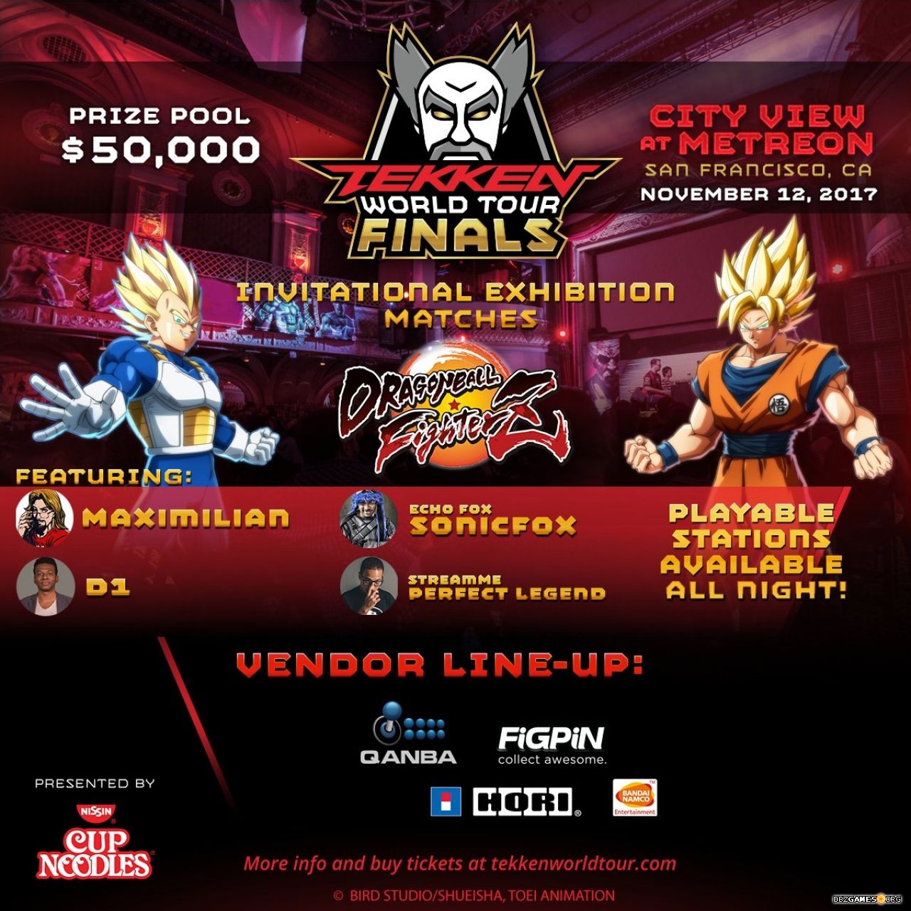 Dragon Ball Fighterz Exhibitions At The Tekken World Tour Finals