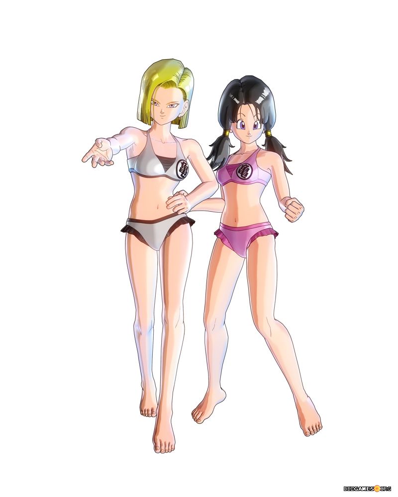 Dragon Ball Xenoverse 2 - Android 18 and Videl in new costumes. 