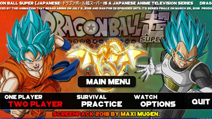 Dragon Ball Super Maxi Mugen - Screenshot