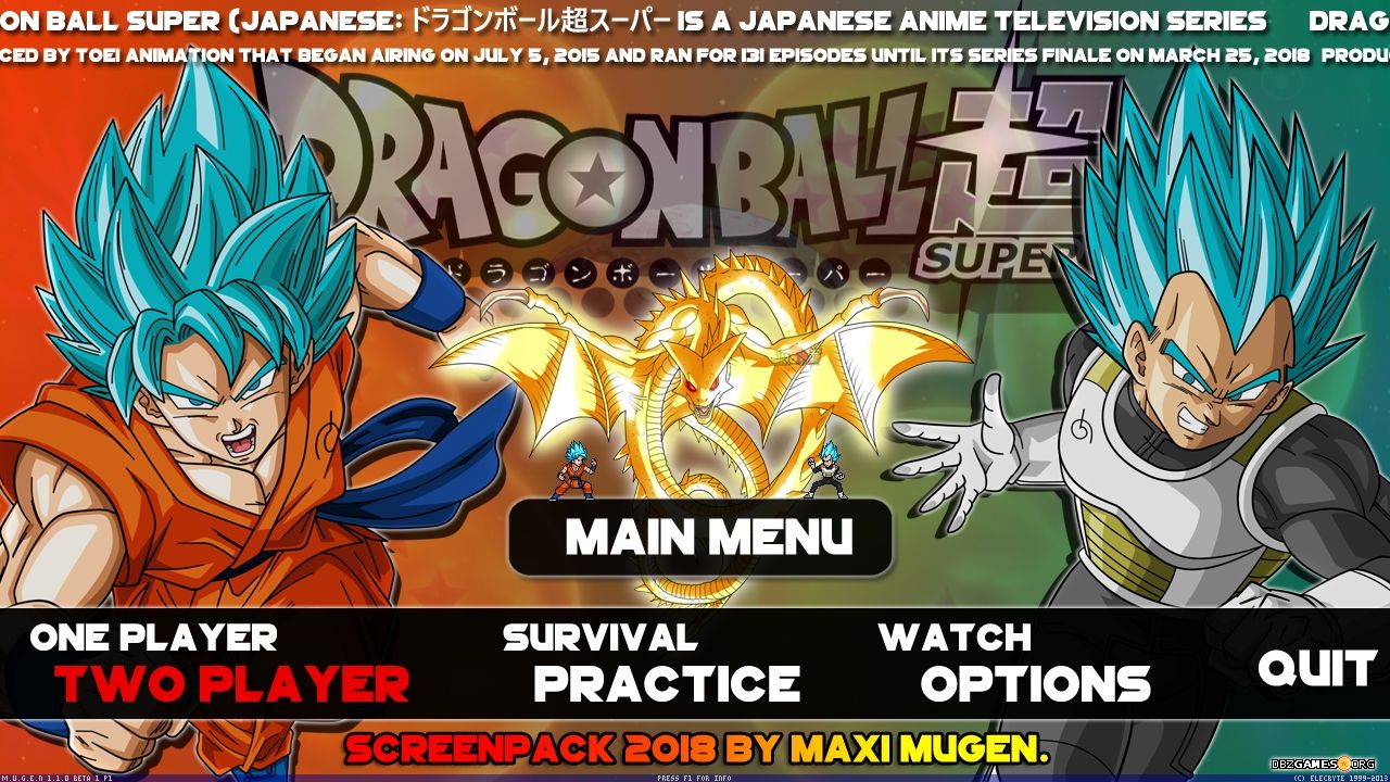 Dragon ball mugen games characters Dragon ball mugen games characters