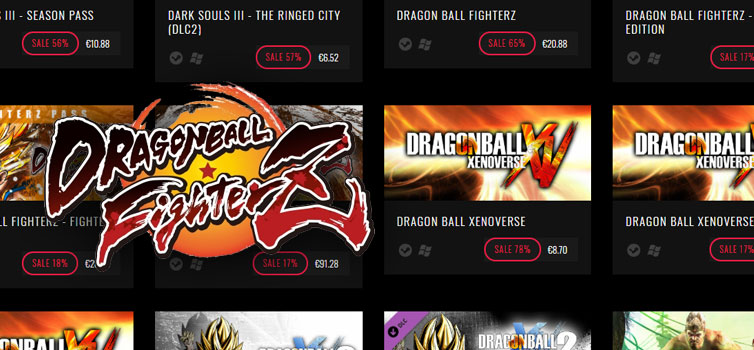 Bandai Namco publisher sale on Gamebillet March 2019